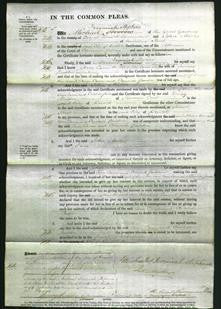 Court of Common Pleas - Ann Cann and Elizabeth Naddon-Original Ancestry