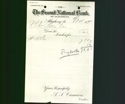 Bank Letterhead - Second National Bank