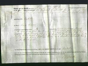 Deed by Married Women - Isabella Croome-Original Ancestry