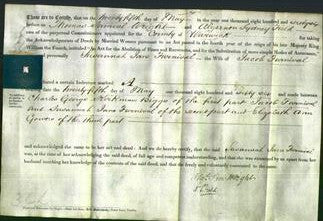 Deed by Married Women - Susannah Jane Furnival-Original Ancestry