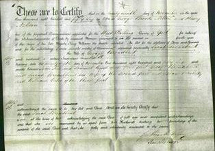 Deed by Married Women - Sarah Broadbent-Original Ancestry