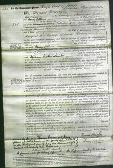 Court of Common Pleas - Mary Warey and Margaret Ann Harvey-Original Ancestry