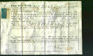 Deed by Married Women - Mary Jones-Original Ancestry