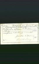 Wakefield, Massachusetts Payment Voucher - Lillian E. Woodman-Original Ancestry