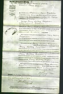 Court of Common Pleas - Mary Saffery Eagleton-Original Ancestry