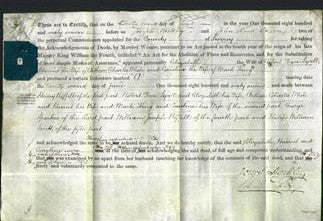 Deed by Married Women - Elizabeth Lyall, Harriet White and Caroline King-Original Ancestry