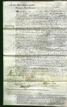 Court of Common Pleas - Ruth Scott, Ann Goodall, Sarah Jane Thompson and Pamela Priestley-Original Ancestry