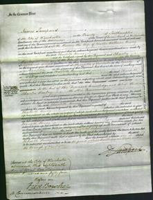 Court of Common Pleas - Charlotte Benny-Original Ancestry