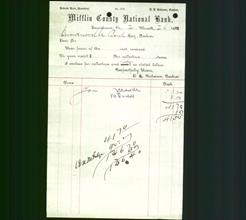 Bank Letterhead - Mifflin County National Bank