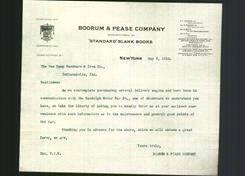 Letterhead - Boorum & Pease Company