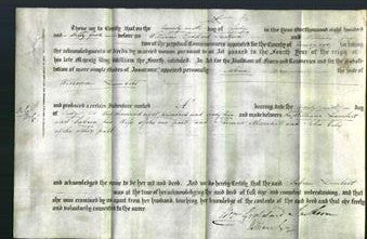 Deed by Married Women - Sabrin Lambert-Original Ancestry