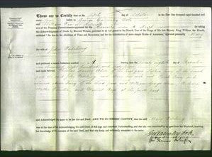 Deed by Married Women - Mary Patching-Original Ancestry