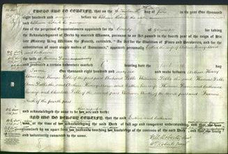 Deed by Married Women - Esther Morse and Catherine Davis-Original Ancestry