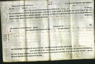 Deed by Married Women - Ann Waiton Stone-Original Ancestry