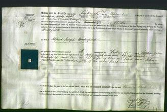 Deed by Married Women - Emma Winterfield-Original Ancestry