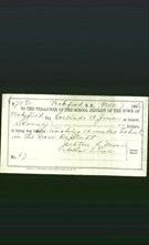 Wakefield, Massachusetts Payment Voucher - Gertrude A. Imes-Original Ancestry