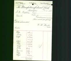 Bank Letterhead - Manufacturers National Bank