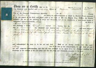 Deed by Married Women - Mary Glenister-Original Ancestry