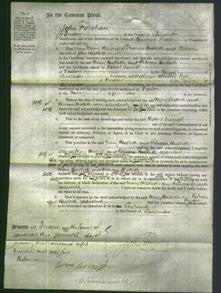 Court of Common Pleas - Mary Hesketh and Rebecca Hesketh-Original Ancestry