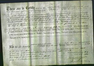 Deed by Married Women - Nancy Townson-Original Ancestry