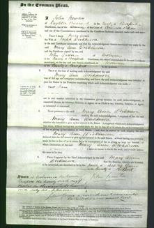 Court of Common Pleas - Mary Ann Dickenson-Original Ancestry