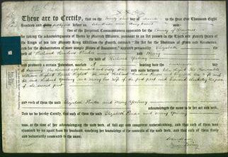 Deed by Married Women - Elizabeth Pinder and Mary Yerbury-Original Ancestry