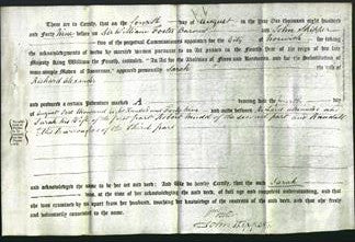 Deed by Married Women - Sarah Alexander-Original Ancestry