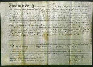 Deed by Married Women - Augusta Wells-Original Ancestry