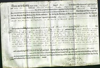 Deed by Married Women - Caroline Woodhill-Original Ancestry