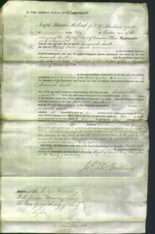 Court of Common Pleas - Susannah Smith-Original Ancestry