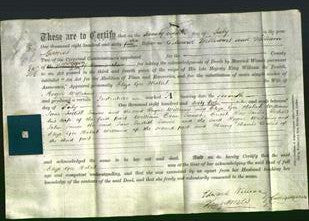 Deed by Married Women - Eliza Gee Holah Williams – Original Ancestry