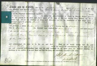 Deed by Married Women - Anne Lord-Original Ancestry