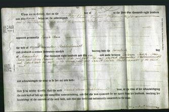 Deed by Married Women - Sarah Ann Stahlschmidt-Original Ancestry