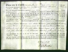 Deed by Married Women - Sophia Witts-Original Ancestry