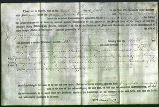Deed by Married Women - Elizabeth Sandfield Warren-Original Ancestry