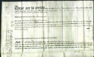 Deed by Married Women - Ellen Pierce Seaman-Original Ancestry