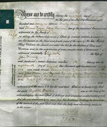 Deed by Married Women - Elizabeth Herring-Original Ancestry