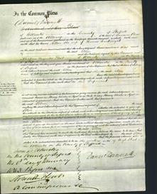 Court of Common Pleas - Ellen Cartwright-Original Ancestry