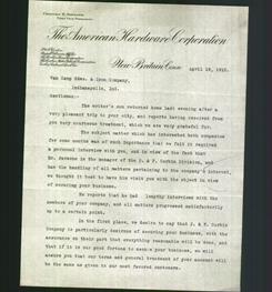 Letterhead - The American Hardware Corporation