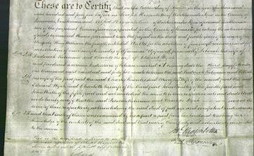 Deed by Married Women - Deborah Robinson and Charlotte Wych-Original Ancestry