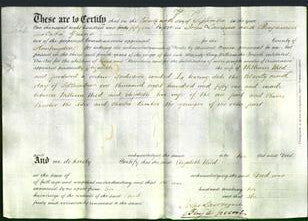 Deed by Married Women - Elizabeth Wild-Original Ancestry