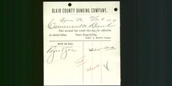 Bank Letterhead - Blair County Banking Company