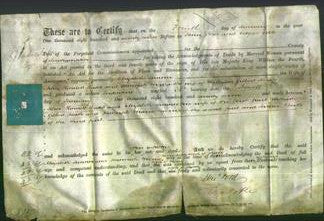 Deed by Married Women - Elizabeth Swann and Hannah Maria Heath-Original Ancestry