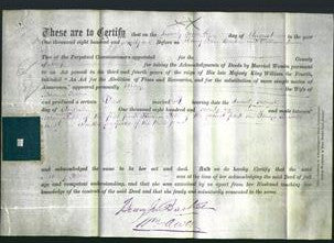 Deed by Married Women - Mary Jebb-Original Ancestry