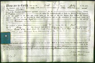 Deed by Married Women - Eliza Belcher-Original Ancestry