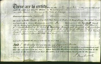 Deed by Married Women - Susannah Barton-Original Ancestry