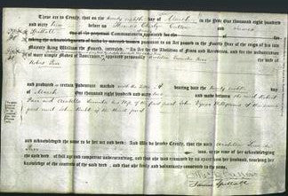 Deed by Married Women - Arabella Lucinda Parr-Original Ancestry