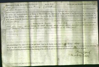 Deed by Married Women - Agnes Storey-Original Ancestry