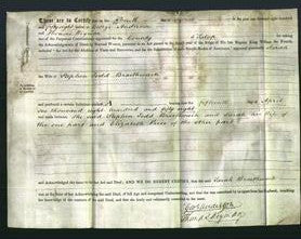 Deed by Married Women - Sarah Braithwaite-Original Ancestry