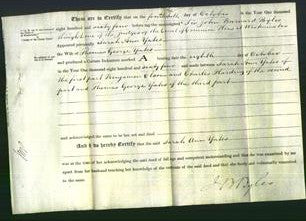 Deed by Married Women - Sarah Ann Yates-Original Ancestry